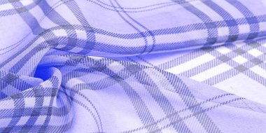 ipek, leylak kumaş (bebek mavisi), kafes askılı duvar kağıdı. İskoç ekose elbisesi. Klasik kumaşların tekstil deseni. Kumaş tekstil deseni çizimi.