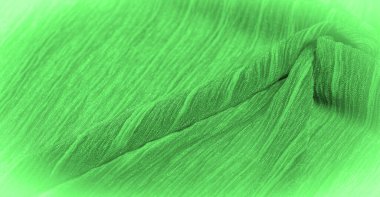 Doku, arkaplan, desen, küçük kıvrımlı yeşil ipek kumaş, toprak, bağlam, temel, folyo, alan