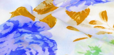 Doku desenli pamuk kumaş. Beyaz arka planda güller. Tasarımları, projeleri, duvar kağıtlarını işlemek için çok kullanışlı ve ideal. Bu kumaşla projeleriniz en iyisi olacak.