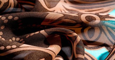 doku, arka plan, desen, duvar kağıdı. kahverengi ipek kumaş deseni. Bu orta ağırlık rayon kumaş hafif renk varyasyonları ile güzel bir parlaklık vardır. Tasarımlarınıza şıklık katıyor.