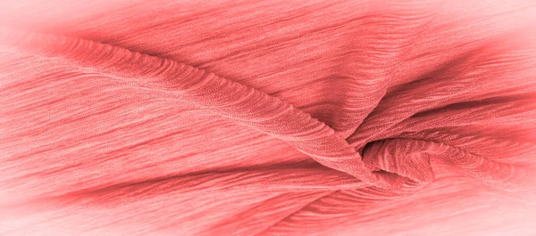 Texture Sfondo Modello Tessuto Seta Colore Rosa Cerise Rosso Con — Foto Stock