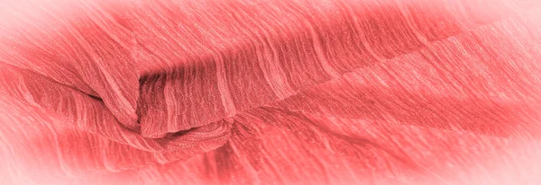 Texture Fond Motif Tissu Soie Couleur Rouge Cerise Rose Avec — Photo