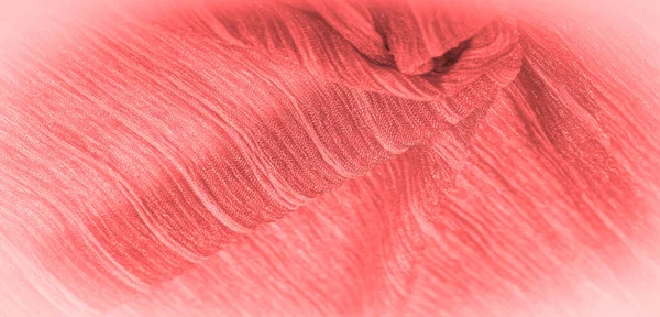 Textura Fondo Patrón Tela Seda Cereza Roja Colores Rosados Con —  Fotos de Stock