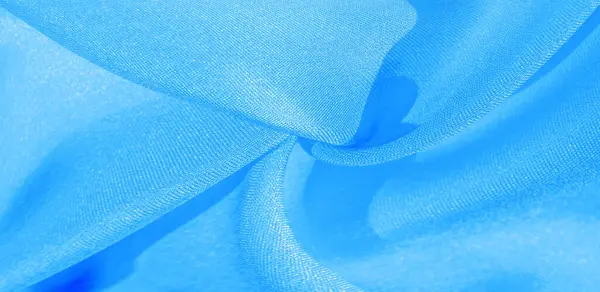 テクスチャ パターン 青で絹の生地 このシルクは信じられないほど絶妙です これによって行われたプロジェクトは長い時間がかかり まだかなり良い状態になります — ストック写真