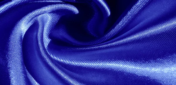 Textur Hintergrund Muster Seidenstoff Blau Dieser Entzückende Weiche Und Glänzende — Stockfoto