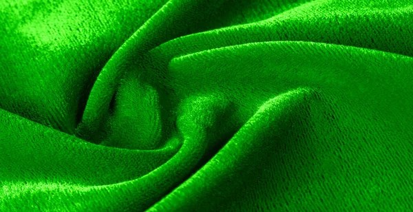 パターン テクスチャ 緑のベルベット生地 この豪華なベルベット生地でヘッドを回します これは 超柔らかい生地です それはあなたのプロジェクトに最適です 洗練された感覚 — ストック写真