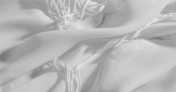 Background Pattern Texture Wallpaper White Silk Fabric Has Brilliant Shine — Stock Photo, Image