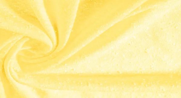 Pozadí Vzorek Textura Ozdoba Ročník Žlutou Tkaninu Umělou Granulí Pelet — Stock fotografie