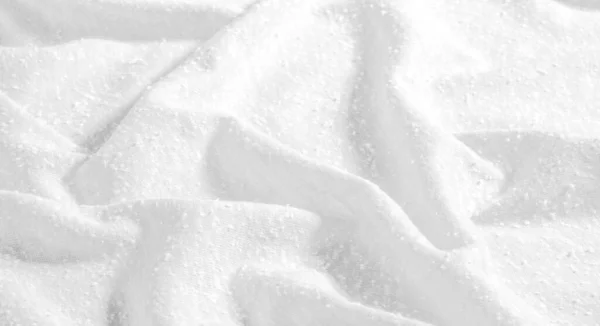 白色织物与人造颗粒 颗粒辊 这种高品质 舒展的棉织物 手臂光滑 — 图库照片