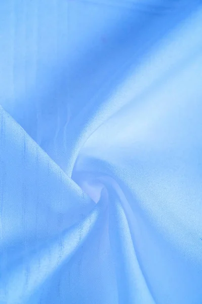 Текстура Фона Рисунок Шелковая Голубая Ткань Telio Органза Имеет Тонкий — стоковое фото