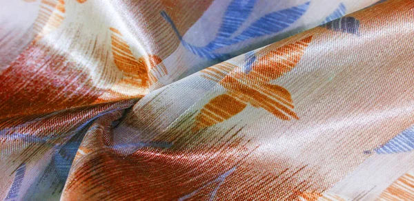 Textura Fundo Tecido Metálico Seda Ideal Para Adicionar Elegância Seu — Fotografia de Stock
