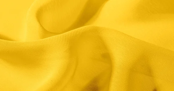Latar Belakang Pola Tekstur Kertas Dinding Kain Sutra Pucat Kuning — Stok Foto