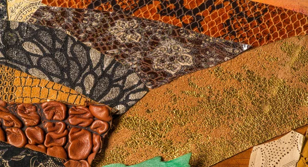 Texture Modello Sfondo Pelle Animale Decorativo Colori Vivaci Dipinti Pannello — Foto Stock