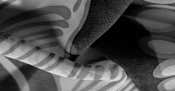 Textura Pozadí Vzor Tapety Černobílý Hedvábný Vzor Tato Středně Vážená — Stock fotografie