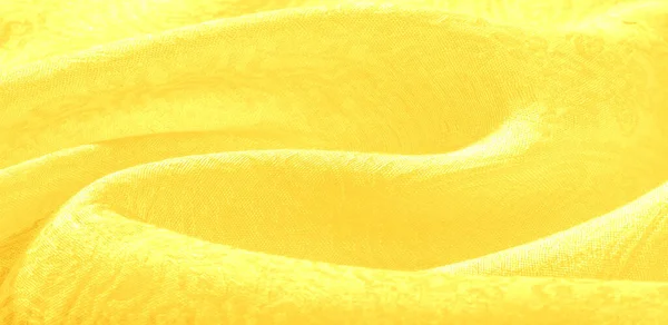 Textura Fundo Padrão Tecido Floral Ornamento Amarelo Esta Coleção Impressão — Fotografia de Stock