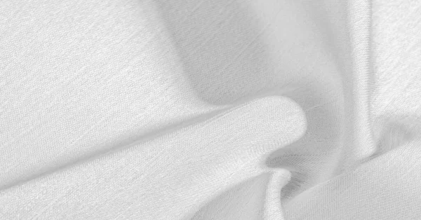 Sfondo Modello Texture Carta Parati Tessuto Seta Bianca Una Finitura — Foto Stock
