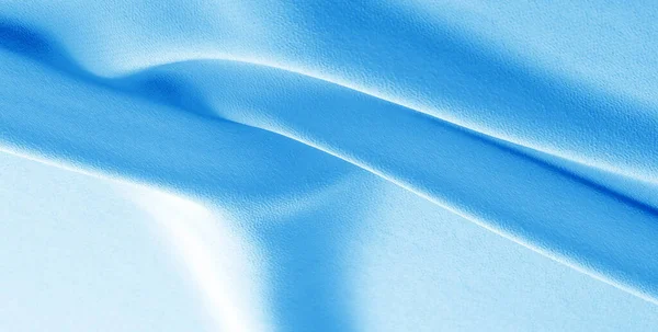 Una Foto Textura Fondo Tela Seda Zafiro Azul Este Lujoso — Foto de Stock