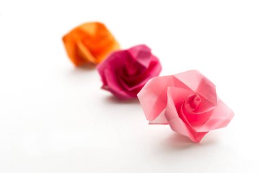 Üç Sppring Origami çiçek