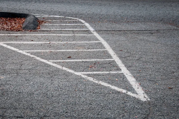 Graphic Lines Painted on Asphalt — Stock Photo, Image