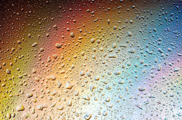 Abstract drops on a rainbow, can be used as a background. Concept, abstract art — Zdjęcie stockowe
