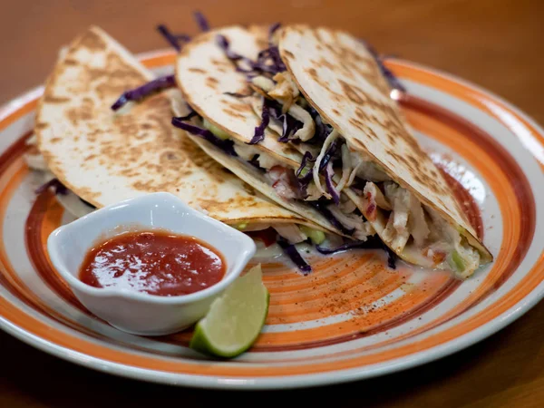 Cibo Messicano Deliziosi Tacos Con Carne Macinata — Foto Stock