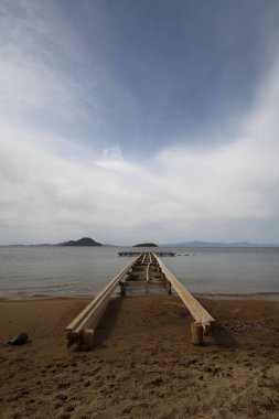 Deniz kenti Bodrum ve muhteşem gün batımları. Mugla, Türkiye