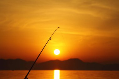 Deniz kenti Bodrum ve muhteşem gün batımları. Mugla, Türkiye