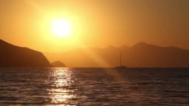 Deniz kenti Turgutreis ve muhteşem gün batımları