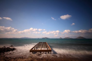 Deniz kenti Bodrum ve muhteşem gün batımları. Mugla, Türkiye