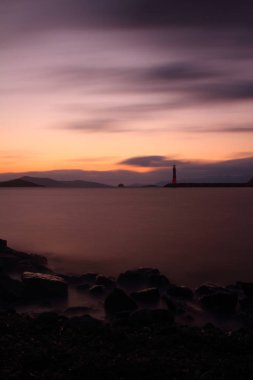 Deniz kenti Bodrum ve muhteşem gün batımları. Mugla, Türkiye