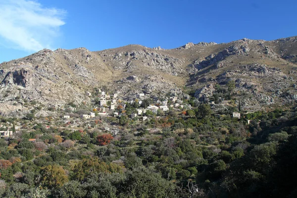 Ein Dorf Berghang Bodrum Türkei — Stockfoto