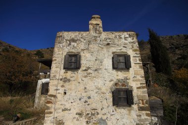 Dağ yamacında bir köy, Bodrum - Türkiye