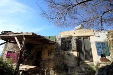 Dağ yamacında bir köy, Bodrum - Türkiye