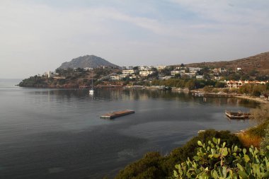 Deniz kenti Bodrum ve muhteşem gün batımları. Mugla, Türkiye