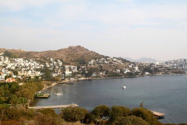 Deniz kenti Bodrum ve muhteşem gün batımları. Mugla, Türkiye