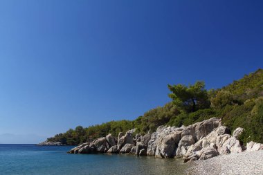 Deniz kenti Bodrum ve muhteşem gün batımları. Mugla, Türkiye