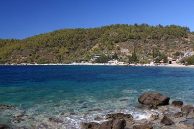 Deniz kenti Bodrum ve muhteşem gün batımları. Mugla, Türkiye