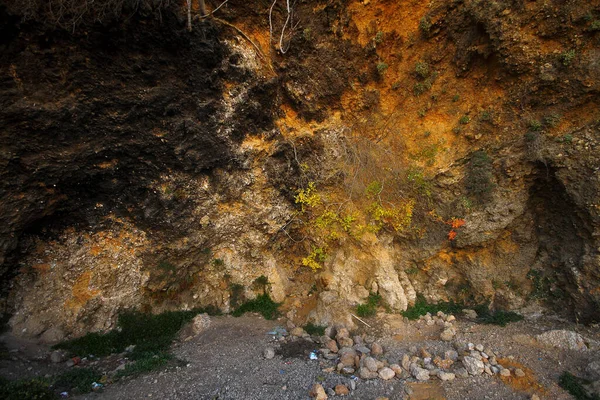 Una Casa Antigua Construida Con Ladrillos Piedra Una Arquitectura Pueblo — Foto de Stock