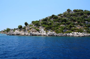 Antik Likya şehridir ve etrafı sonucu olarak deprem şehri sular altında. Şehir, Simena Kekova Türkiye çevresinde.