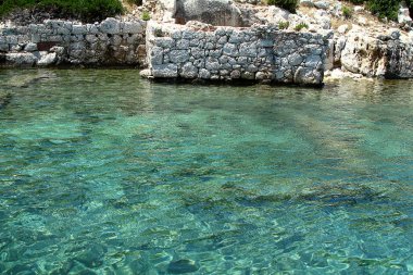 Antik Likya şehridir ve etrafı sonucu olarak deprem şehri sular altında. Şehir, Simena Kekova Türkiye çevresinde.