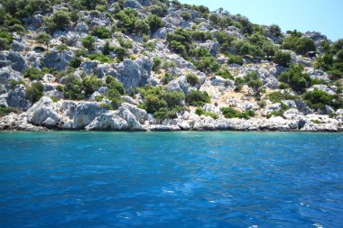 Antik Likya şehridir ve etrafı sonucu olarak deprem şehri sular altında. Şehir, Simena Kekova Türkiye çevresinde.