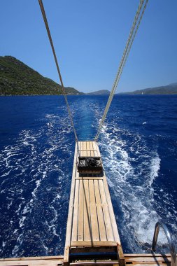 Antalya 'da küçük bir sahil kasabası