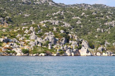 Antik Likya şehridir ve etrafı sonucu olarak deprem şehri sular altında. Şehir, Simena Kekova Türkiye çevresinde.