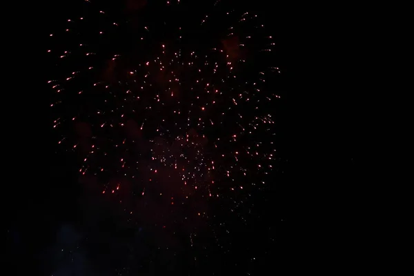 Праздник Фейерверк Чёрный Фон — стоковое фото
