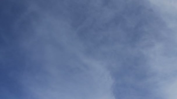 Zeitraffer Schöner Blauer Himmel Mit Wolken Hintergrund Himmel Wolken — Stockvideo