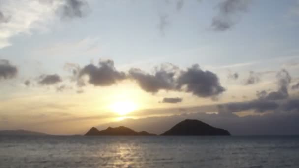 Cidade Costeira Turgutreis Pôr Sol Espetacular — Vídeo de Stock