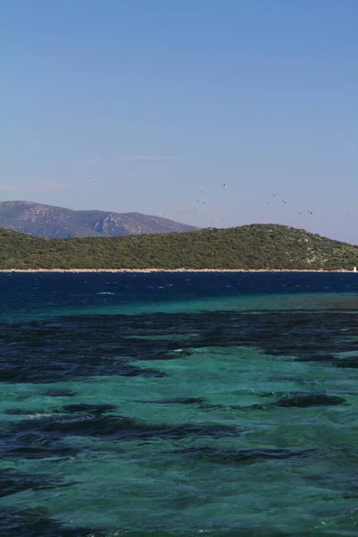 Вид Остров Голубое Море Турции — стоковое фото