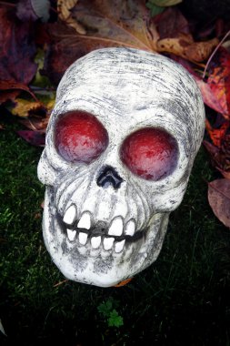 Korkunç cadılar bayramı kafatası