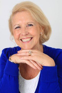 mutlu üst düzey Bayan