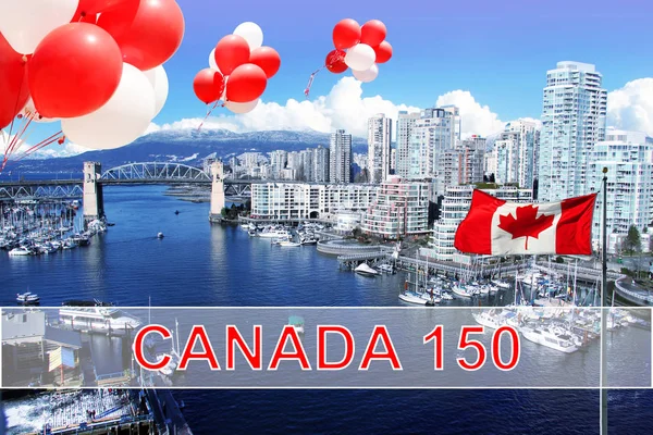 캐나다 데 150 스톡 사진